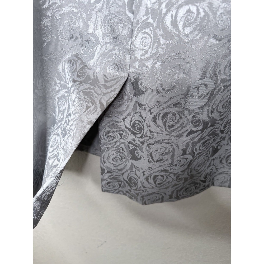 Le Suit 2PC Skirt Suit Womens 22W Silver Mother of the Bride Wedding Formal Plus - Picture 12 of 16